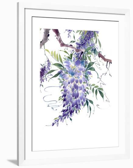 Wisteria Garden II-Nan Rae-Framed Art Print