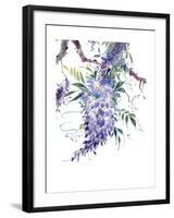 Wisteria Garden II-Nan Rae-Framed Art Print