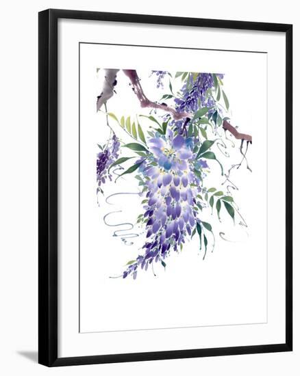 Wisteria Garden II-Nan Rae-Framed Art Print