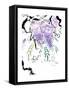 Wisteria Garden III-Nan Rae-Framed Stretched Canvas