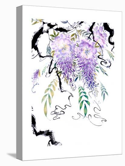 Wisteria Garden III-Nan Rae-Stretched Canvas