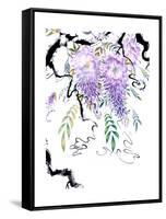 Wisteria Garden III-Nan Rae-Framed Stretched Canvas