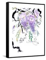 Wisteria Garden III-Nan Rae-Framed Stretched Canvas