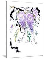 Wisteria Garden III-Nan Rae-Stretched Canvas