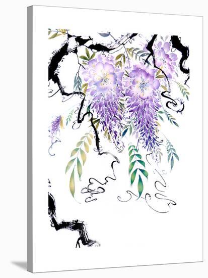 Wisteria Garden III-Nan Rae-Stretched Canvas