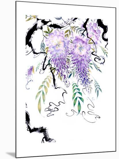 Wisteria Garden III-Nan Rae-Mounted Art Print