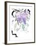 Wisteria Garden III-Nan Rae-Framed Art Print