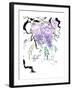 Wisteria Garden III-Nan Rae-Framed Art Print