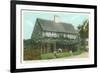 Wisteria Lodge, Hussey Street, Nantucket, Massachusetts-null-Framed Premium Giclee Print