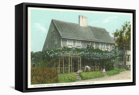 Wisteria Lodge, Hussey Street, Nantucket, Massachusetts-null-Framed Stretched Canvas
