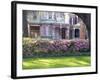 Wisteria on Gazebo Across from Park, Savannah, Georgia, USA-Julie Eggers-Framed Photographic Print