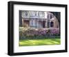 Wisteria on Gazebo Across from Park, Savannah, Georgia, USA-Julie Eggers-Framed Photographic Print