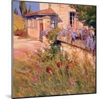 Wisteria Wall-Philip Craig-Mounted Giclee Print