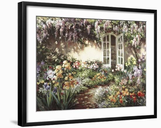 Wisteria-Sharon Engel-Framed Art Print