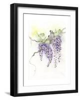 Wisteria-The Tangled Peacock-Framed Giclee Print