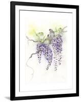 Wisteria-The Tangled Peacock-Framed Giclee Print