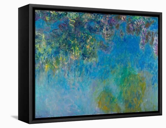 Wisteria-Claude Monet-Framed Stretched Canvas