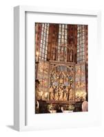 Wit Stwosz Altar in Mariacki Church,Krakow, Poland-B-D-S-Framed Photographic Print