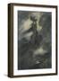 Witch Abducts a Child-W Heath Robinson-Framed Art Print