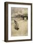 Witch and Cat-Arthur Rackham-Framed Photographic Print