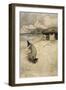 Witch and Cat-Arthur Rackham-Framed Photographic Print