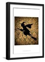 Witch and Damask-Vision Studio-Framed Art Print