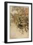 Witch Arrested-Arthur Rackham-Framed Art Print