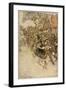 Witch Arrested-Arthur Rackham-Framed Art Print