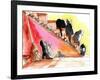 Witch Boots, Broom, Mouse Halloween Black Cats-sylvia pimental-Framed Art Print