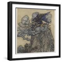 Witch Brews Storm-Arthur Rackham-Framed Photographic Print