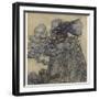 Witch Brews Storm-Arthur Rackham-Framed Photographic Print