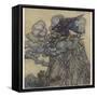 Witch Brews Storm-Arthur Rackham-Framed Stretched Canvas