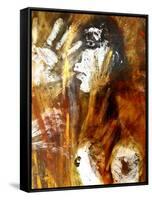 Witch Burning detail-jocasta shakespeare-Framed Stretched Canvas