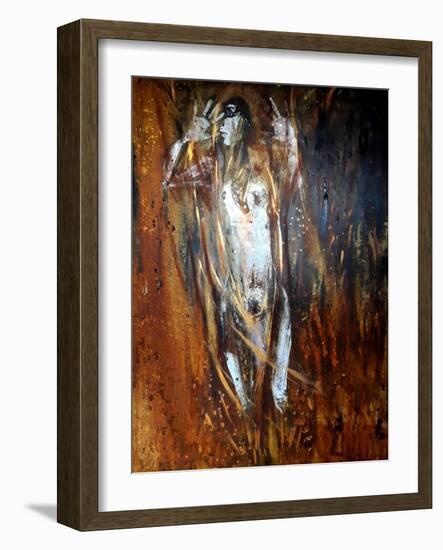 Witch Burning-jocasta shakespeare-Framed Giclee Print