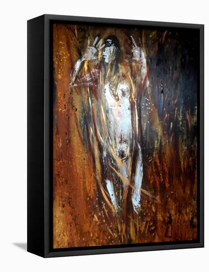 Witch Burning-jocasta shakespeare-Framed Stretched Canvas