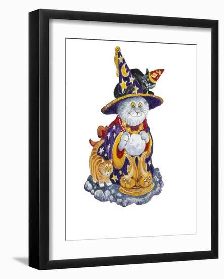 Witch Cat-Bill Bell-Framed Giclee Print