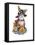 Witch Cat-Bill Bell-Framed Stretched Canvas