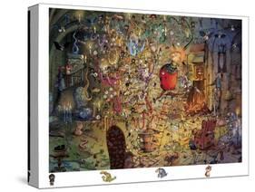 Witch Christmas-Francois Ruyer-Stretched Canvas