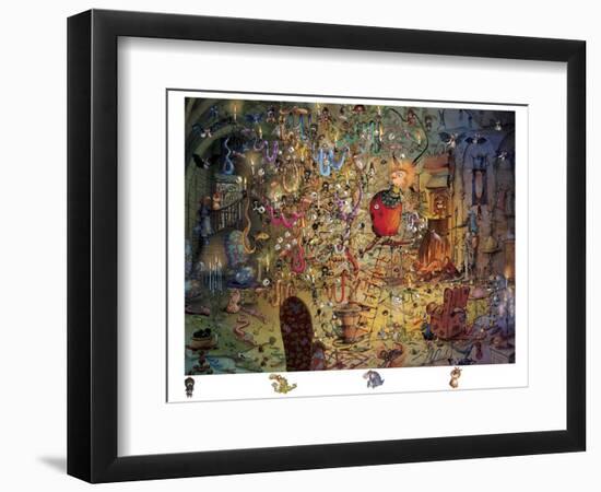Witch Christmas-Francois Ruyer-Framed Giclee Print