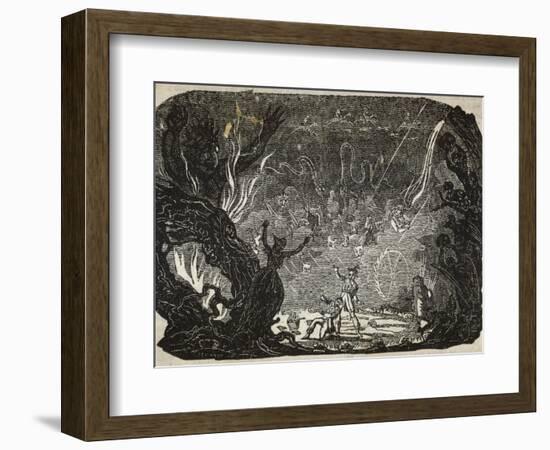 Witch Conjures up Visions Which Terrify a Client-Robert Seymour-Framed Photographic Print