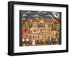 Witch Crafted Boneyard Candy Corn-Cheryl Bartley-Framed Giclee Print