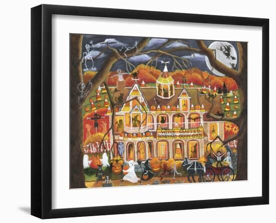 Witch Crafted Boneyard Candy Corn-Cheryl Bartley-Framed Giclee Print