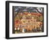 Witch Crafted Boneyard Candy Corn-Cheryl Bartley-Framed Giclee Print