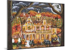 Witch Crafted Boneyard Candy Corn-Cheryl Bartley-Mounted Giclee Print