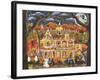 Witch Crafted Boneyard Candy Corn-Cheryl Bartley-Framed Giclee Print