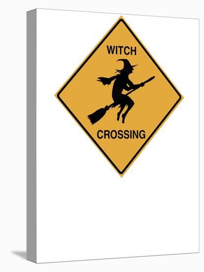 Witch Crossing Tee-Tina Lavoie-Stretched Canvas