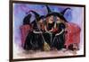 Witch Friends Halloween-sylvia pimental-Framed Art Print