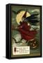 Witch on Her Broom, 1910-null-Framed Stretched Canvas