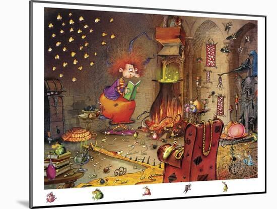 Witch Reading-Francois Ruyer-Mounted Giclee Print