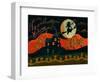 Witch's Harvest Moon Cheryl Bartley-Cheryl Bartley-Framed Giclee Print